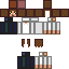Textura da skin de Minecraft de 64×64 pixels