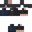 Spooky pixelated skin texture